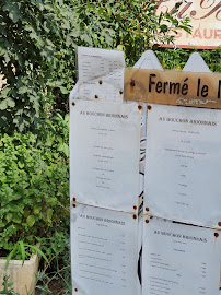 Menu / carte de Au Bouchon Brionnais à Baugy