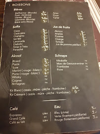 La Soï à Colmar menu
