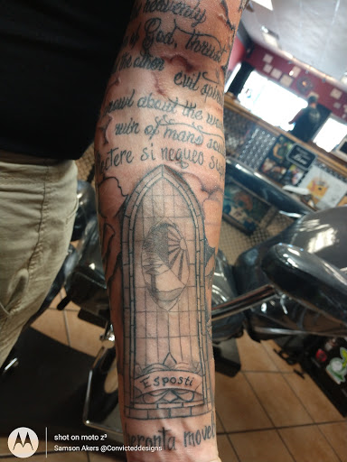 Explore gojo tattoo ideas, creative tattoo ideas in Rapid City, available at Convicted Designs Tattoo & Piercing