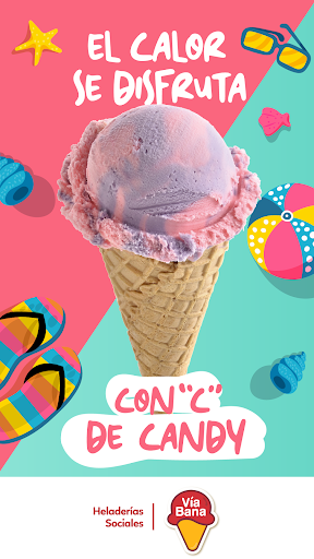 Heladería Vía Bana San Antonio V N - Ice cream shop en Villa Nueva