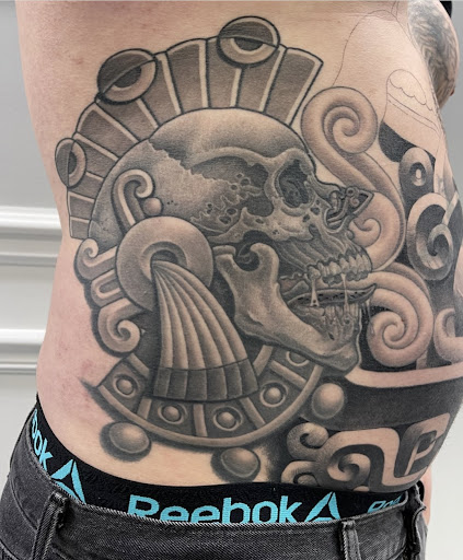 Explore taurus tattoo ideas for men, creative tattoo ideas in Warrenville, available at UpRise Tattoos