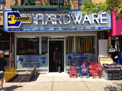 El Barrio Hardware, 1876 3rd Ave, New York, NY 10029, USA, 