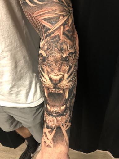 Explore break up tattoo ideas, creative tattoo ideas in Englewood, available at Point of Entry Tattoo