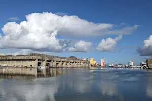 Saint-Nazaire submarine base image