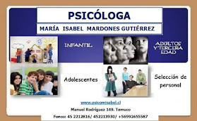 Psicóloga. Isabel Mardones