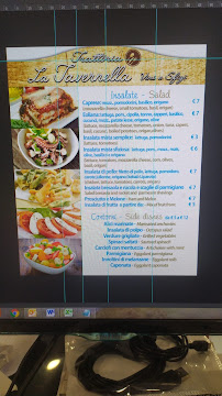 La Tavernella à Lipari menu
