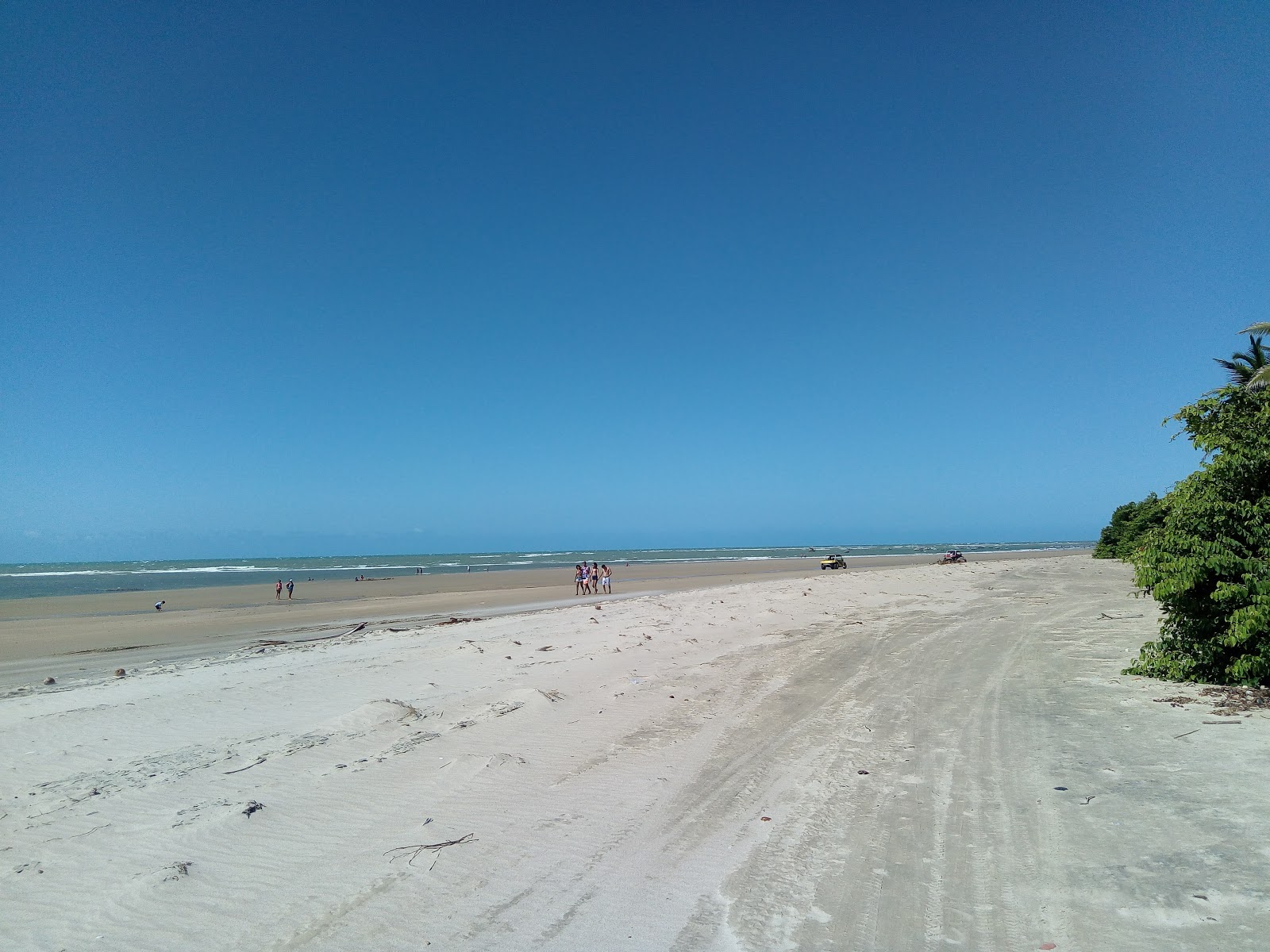 Foto de Praia da Baleia com areia brilhante superfície