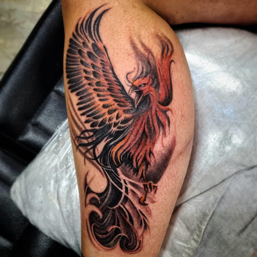Explore archangel gabriel tattoo ideas, creative tattoo ideas in Kenosha, available at Kenosha Tattoo Company