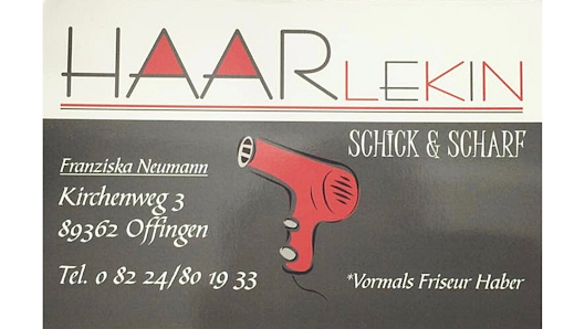 Friseur Salon Haarlekin Kirchenweg 3, 89362 Offingen, Deutschland