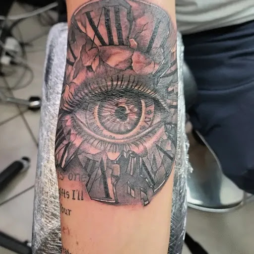 Explore stitch tattoos ideas, creative tattoo ideas in Trenton, available at Alpha Ink Studio