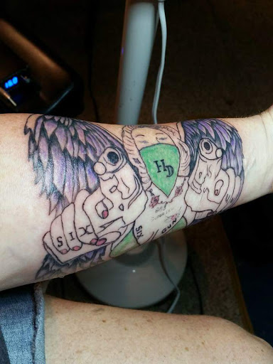 Explore pilot tattoo ideas, creative tattoo ideas in Davis, available at SIX GUN SOUND TATTOO