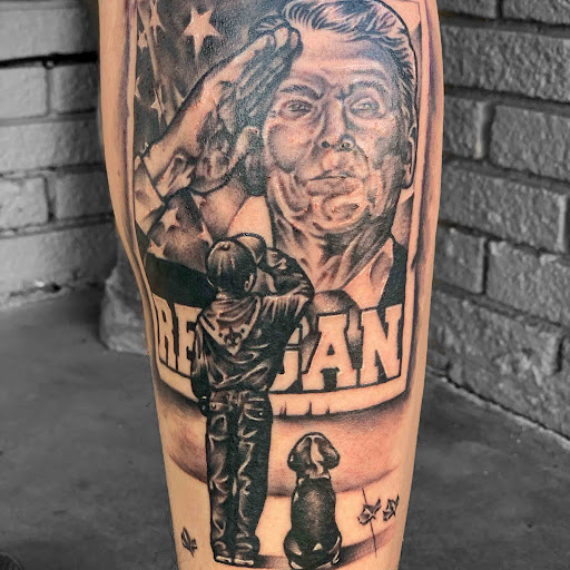 Explore bartender tattoo ideas, creative tattoo ideas in Amarillo, available at The Studio