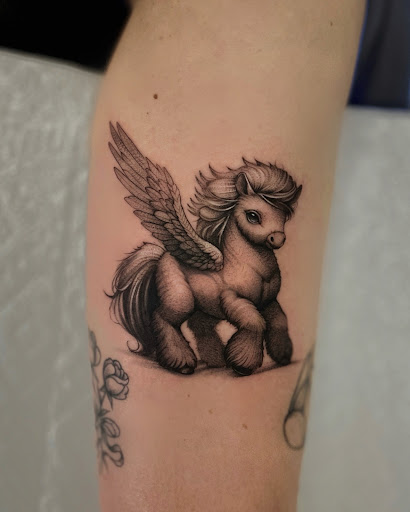 Explore mountain tattoo ideas for females, creative tattoo ideas in Scarborough, available at North Coast Tattoo Company