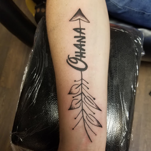 Explore aztec neck tattoo ideas, creative tattoo ideas in Cumberland, available at Queen City Ink