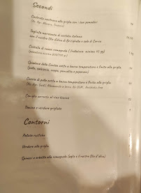 Menu du Contea Di Val D'Amone à Brisighella