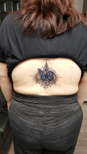 Explore hip tattoo cover up ideas, creative tattoo ideas in Keansburg, available at Attractive Tattoo New Jersey Body Jewelry Outlet