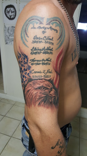 Explore mens foot tattoo ideas, creative tattoo ideas in Pasadena, available at Creative Concepts Tattoos and Piercings