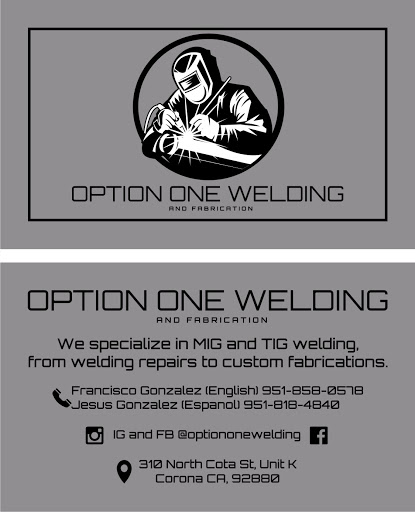 Option One Welding