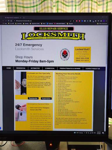 Locksmith «Ellis Repair Service Locksmith», reviews and photos, 199 John B White Sr Blvd, Spartanburg, SC 29306, USA