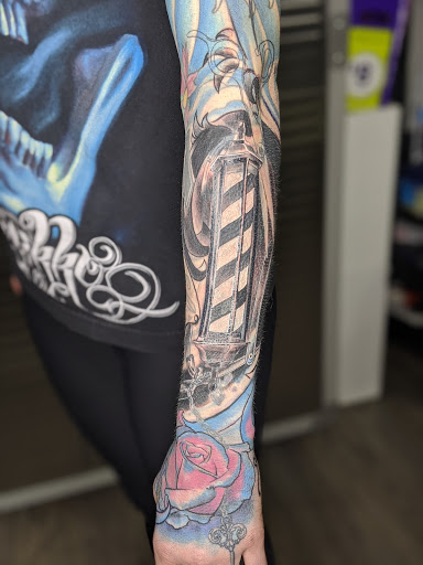 Explore dragon tattoos ideas, creative tattoo ideas in Longmont, available at Sharkys Paradise