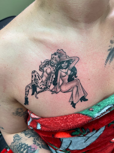 Explore tattoo ideas line work, creative tattoo ideas in Alfred, available at Tattooed Spirit