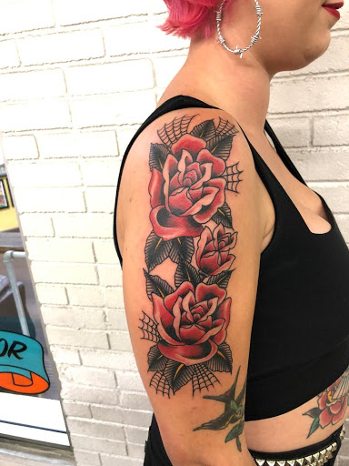 Explore starfish tattoo ideas, creative tattoo ideas in Montclair, available at Rise Above Tattoo Co.