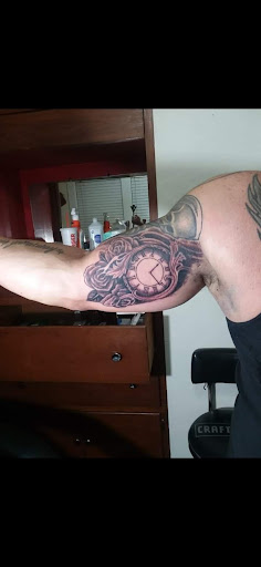 Explore male groin tattoo ideas, creative tattoo ideas in Ocala, available at Beauty in a Canvas Tattoo and Art Gallery