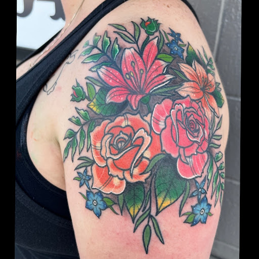 Explore tattoo ideas wife name, creative tattoo ideas in Copperas Cove, available at Black Moon Tattoo Company