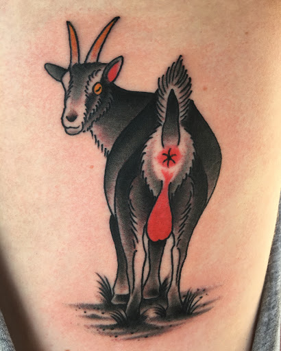 Explore ideas for leg sleeve tattoos, creative tattoo ideas in Austin, available at Triple Crown Tattoo