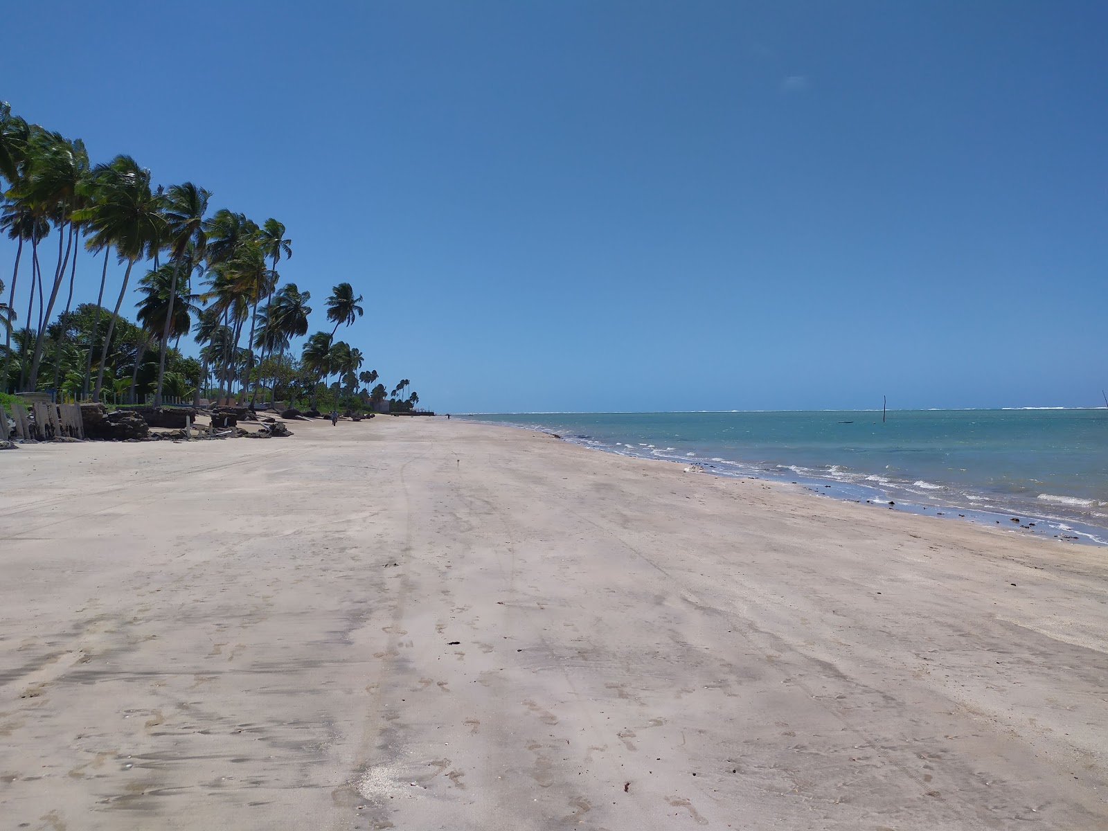 Foto de Praia de Peroba com água cristalina superfície