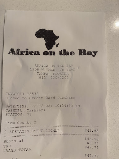 African Goods Store «Africa On the Bay - Tampa Store», reviews and photos, 1908 W Doctor M.L.K. Jr Blvd, Tampa, FL 33607, USA