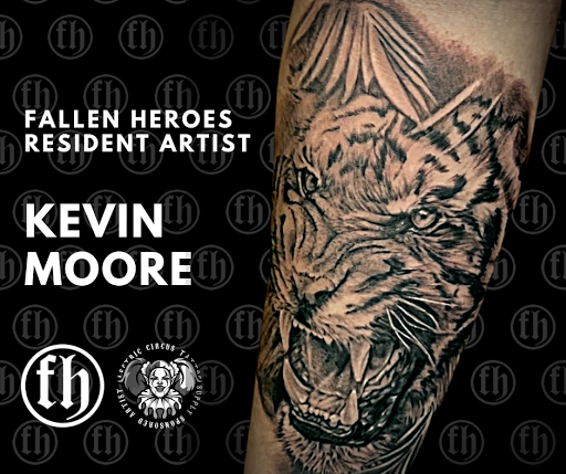 Explore concept tattoo ideas, creative tattoo ideas in Kissimmee, available at Fallen Heroes Tattoo & Piercing (Florida)