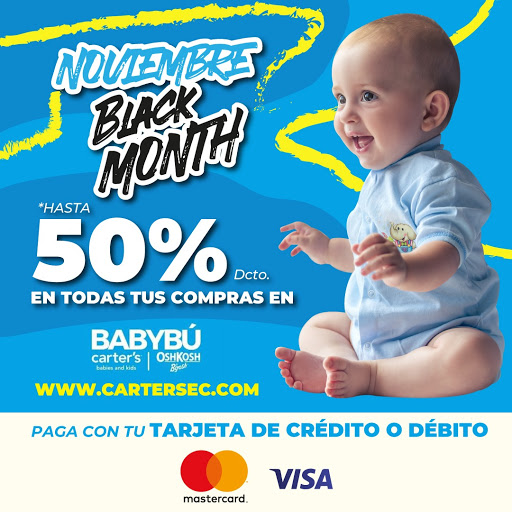 Babybú Carter´s Ecuador - Cunas, Camas Montessori, Ropa de bebés y niños