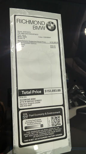 BMW Dealer «Richmond BMW», reviews and photos, 8710 W Broad St, Richmond, VA 23294, USA