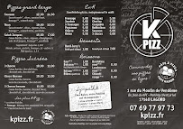 Menu / carte de KPIZZ Lagord à Lagord