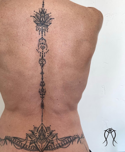 Explore camino de santiago tattoo ideas, creative tattoo ideas in Scipio Center, available at Ace of Wands Private Tattoo & Tarot Studio . Appointment Only