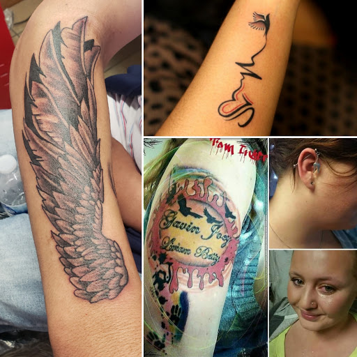 Explore aztec hand tattoo ideas, creative tattoo ideas in Elko, available at Tom Custom Tattoos and Body Piercing Studio