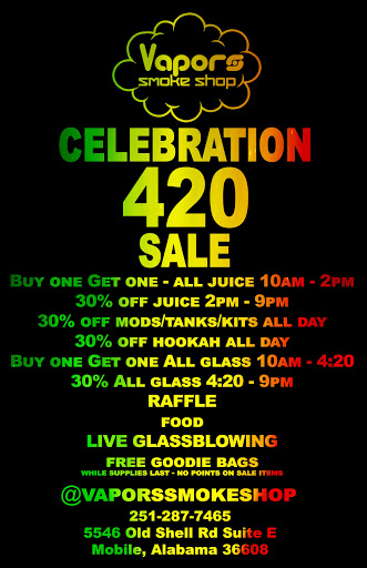 Vaporizer Store «Vapors smoke shop», reviews and photos, 5546 Old Shell Rd, Mobile, AL 36608, USA