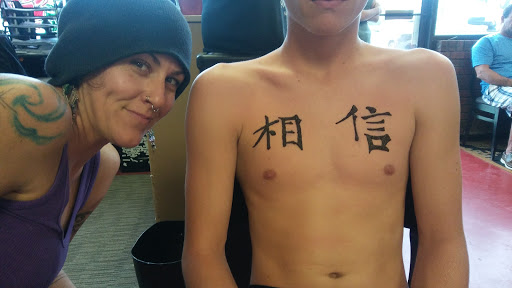 Explore chest tattoo ideas for guys, creative tattoo ideas in Saint Augustine, available at Sailor Chers Tattoo & Body Piercing