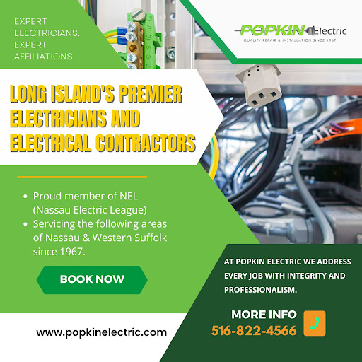 Electrician «Popkin & Son Electric Services Inc», reviews and photos, 87 Engineers Dr, Hicksville, NY 11801, USA