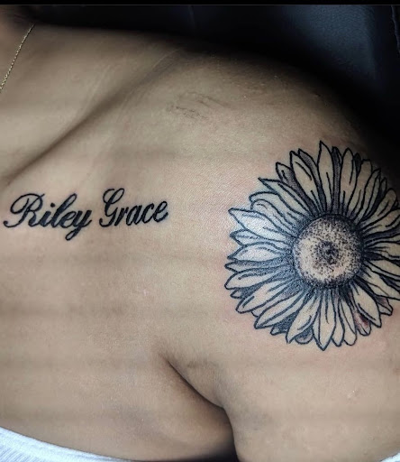 Explore easy leg tattoo ideas, creative tattoo ideas in Bethlehem, available at Valley Of Shadows