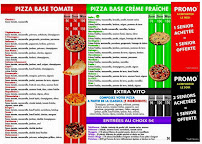 Pizzeria Vito Pizza à Maubeuge (le menu)