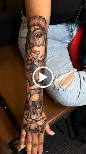 Explore pyramid tattoo ideas, creative tattoo ideas in Sacramento, available at Dying Breed Tattoo