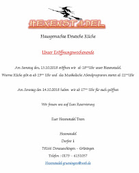 Hexenstadel à Donaueschingen menu