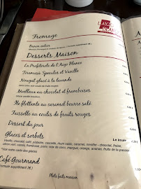 Aigo Blanco à Forcalquier menu