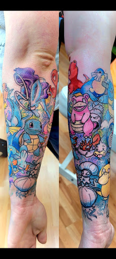 Explore cheek small bum tattoo ideas for females, creative tattoo ideas in Benton, available at Spectrum Tattoo