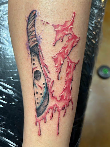 Explore blue rose tattoo ideas, creative tattoo ideas in High Point, available at 21 Aces Tattoo Co.