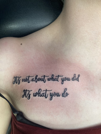 Explore deku tattoo ideas, creative tattoo ideas in Mineola, available at Kiss of Death Ink