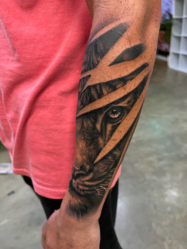 Explore wildland firefighter tattoo ideas, creative tattoo ideas in Senoia, available at Cornerstone Tattoo Gallery