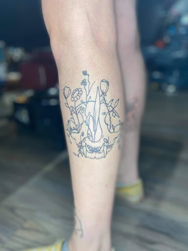 Explore small tattoo ideas behind ear, creative tattoo ideas in Longmont, available at Sharkys Paradise